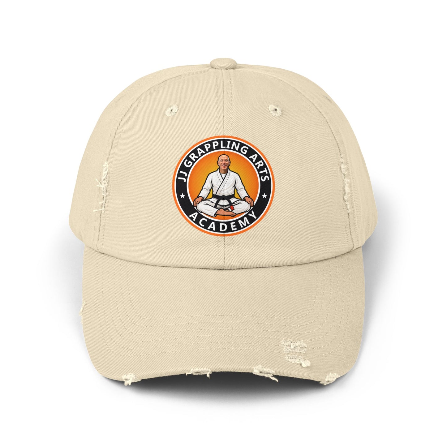 JJ Grappling Arts Academy Unisex Distressed Cap, 6 Colors