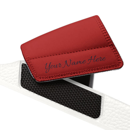 PERSONALIZABLE America's Future Leaders Brazilian Jiu Jitsu Youth Removable-Strap Sandals - Red