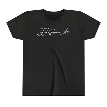 JJ Grappling Arts Signature Minimalist Youth Short Sleeve Tee, 4 Colors - Bella+Canvas