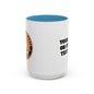 PERSONALIZED JJ Grappling Arts Academy Accent Handle Coffee Mug (11, 15oz), 5 colors