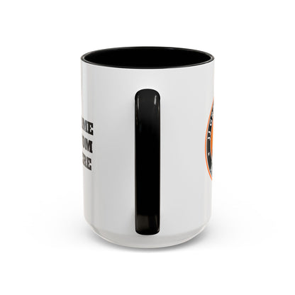 PERSONALIZED JJ Grappling Arts Academy Accent Handle Coffee Mug (11, 15oz), 5 colors