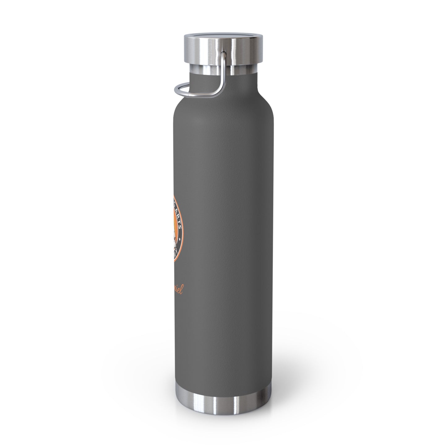 PERSONALIZED JJ Grappling Arts Academy Copper Vacuum Insulated Bottle, 22oz, 7 Colors