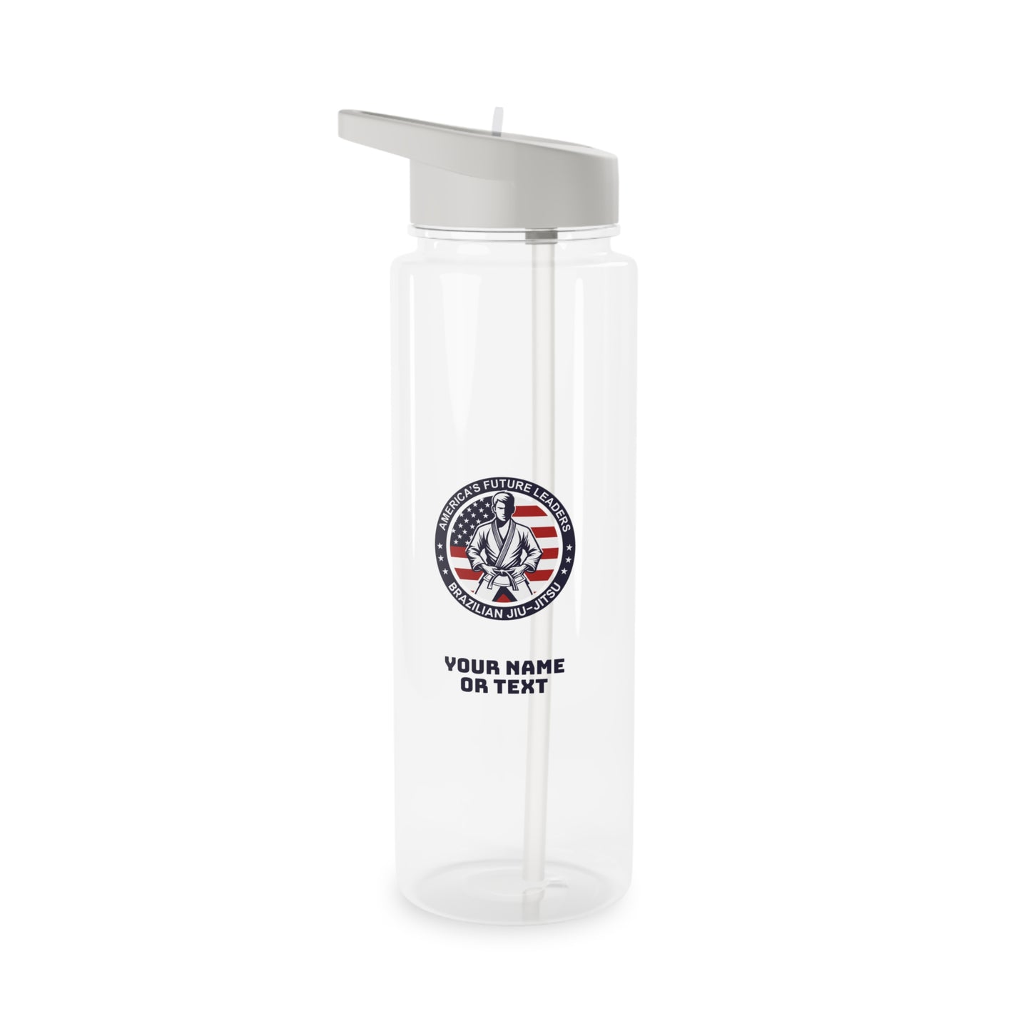 PERSONALIZABLE America's Future Leaders Brazilian Jiu Jitsu Tritan Water Bottle, 2 sizes