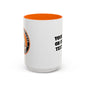 PERSONALIZED JJ Grappling Arts Academy Accent Handle Coffee Mug (11, 15oz), 5 colors