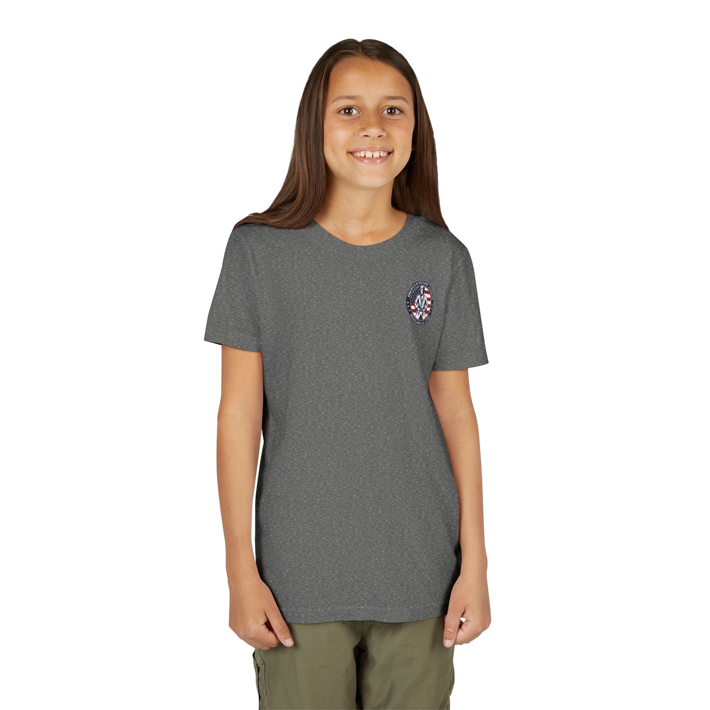 PERSONALIZABLE America's Future Leaders Brazilian Jiu Jitsu Youth Short Sleeve Tee