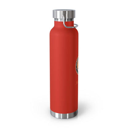 PERSONALIZED JJ Grappling Arts Academy Copper Vacuum Insulated Bottle, 22oz, 7 Colors
