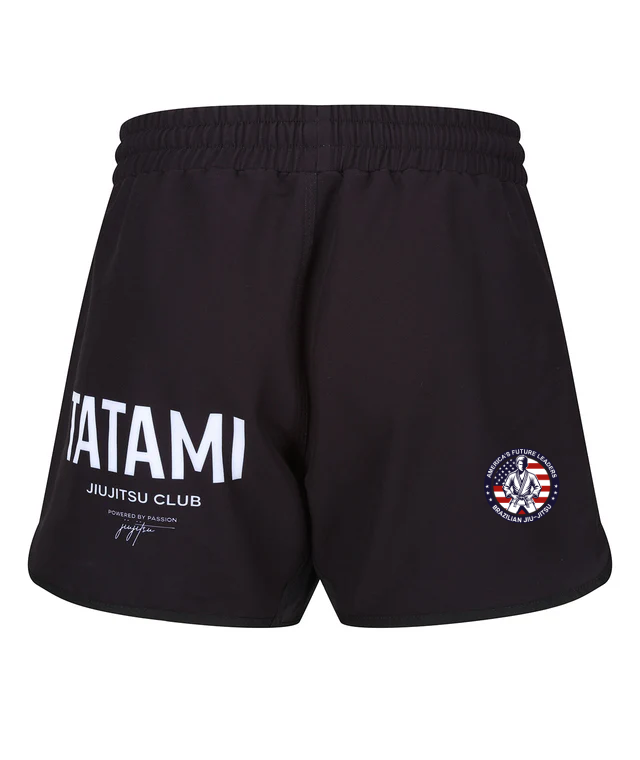 JJ Grappling Arts Tatami MENS JJ Club Grappling Shorts - Black - AFL BJJ