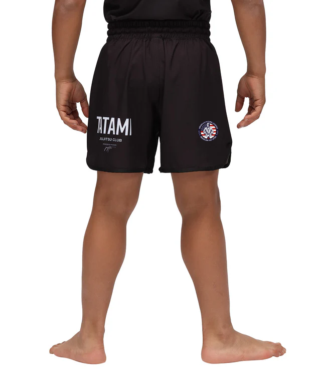 JJ Grappling Arts Tatami KIDS JJ Club Grappling Shorts - Black - AFL BJJ